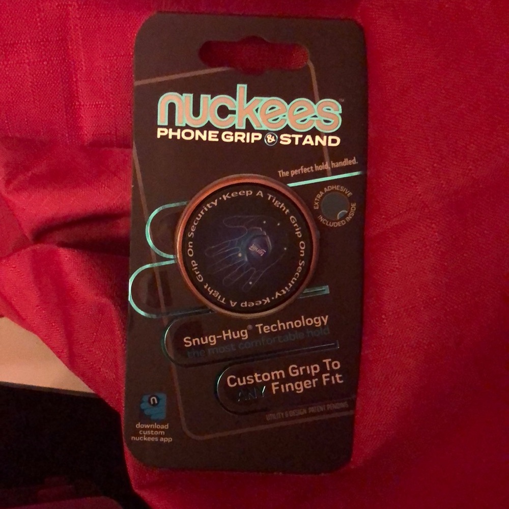 Nuckess phone grip and stand